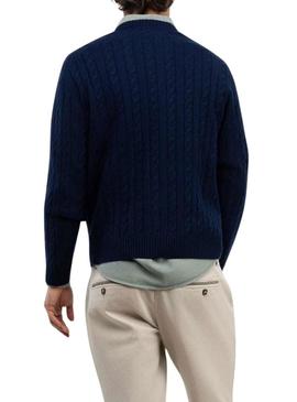 Pullover El Ganso de Ochos marino para homem