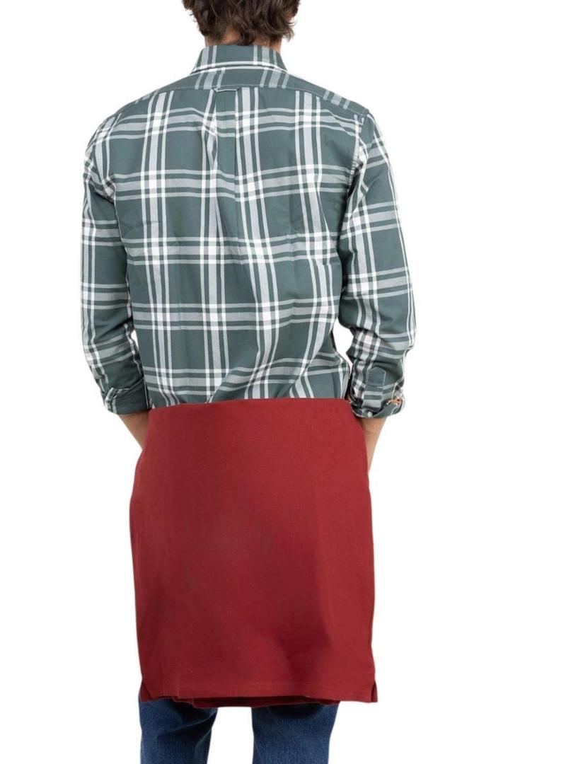 Camisa El Ganso estampado de cuadros Brit verde para homem.