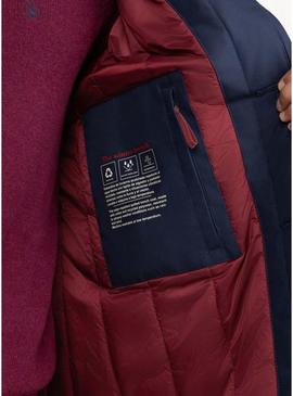 Trench coat El Ganso acolchoado marinho para homem.