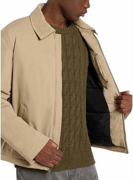 Jaqueta Dickies forrada Eisenhower bege para homem.