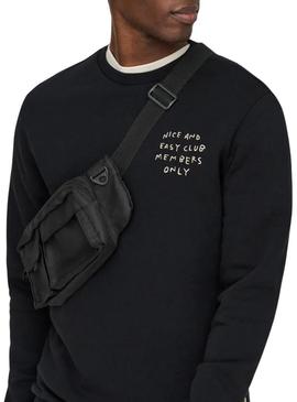 Moletom Only and Sons Kyrie preto para homens