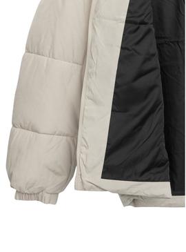 Casaco acolchoado com capuz bege Only and Sons David para homem.