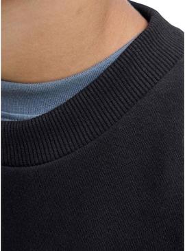 Moletom Jack and Jones Jin preto para criança.