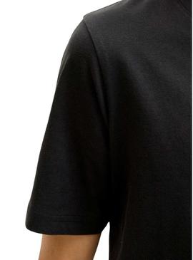 Camiseta Jack and Jones Bleecker preta para criança.