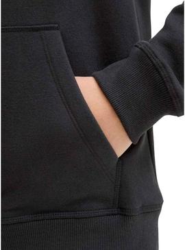 Moletom Jack and Jones Bleecker preto para criança.