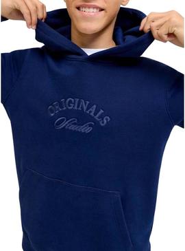 Moletom Jack and Jones Bleecker azul para criança