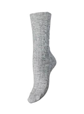 Meias Pieces Nonna cinza para mulher