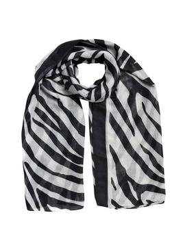 Peças de lenço Saima estampadas de zebra para mulher.