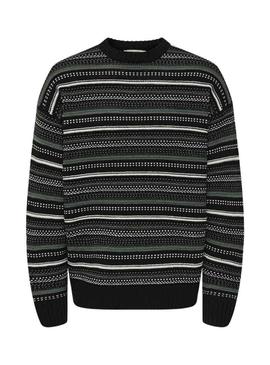 Camisola Only and Sons Roy Relaxed preta para homem