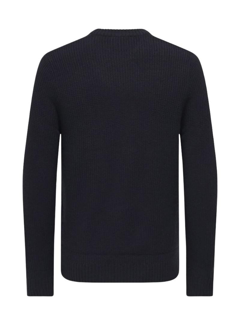 Jersey Only and Sons em azul marinho para homem