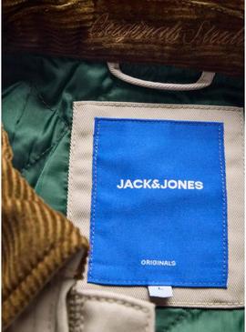 Jaqueta Jack and Jones Norerrebro Worker bege para homem.