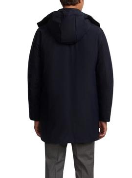 Parka Silbon técnica Tailoring marinho para homens