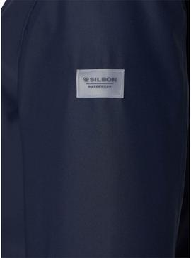 Parka Silbon técnica Tailoring marinho para homens