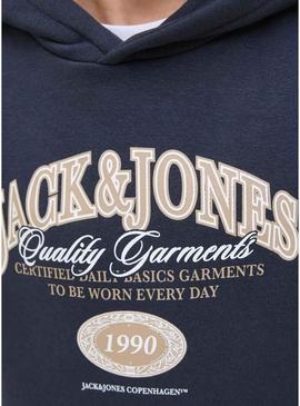 Moletom Jack and Jones Ari azul para criança.