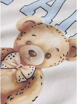 Camiseta Name It Frearaja branca para menina