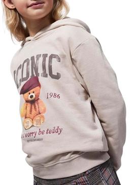 Moletom Name It Frycca bege para menina