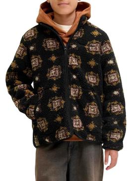 Jaqueta Jack and Jones Norrebro preta para crianças.