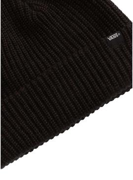 Touca Vans Basic Cuff preta para meninos e meninas.