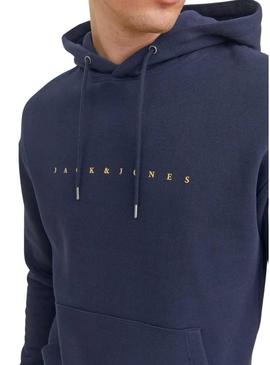 Moletom Jack and Jones azul marinho para homem