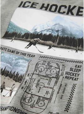 Moletom Name It Saul cinza para menino