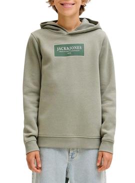 Moletom Jack and Jones Greene verde para menino