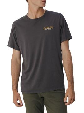 Camiseta El Pulpo cinza para homem.
