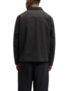 Casaco Jack and Jones Blaaspen preto para homem.