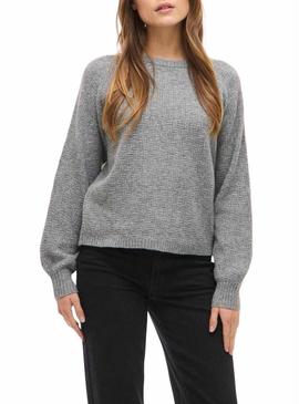 Camisola Vila Vivilas cinza para mulher