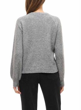 Camisola Vila Vivilas cinza para mulher