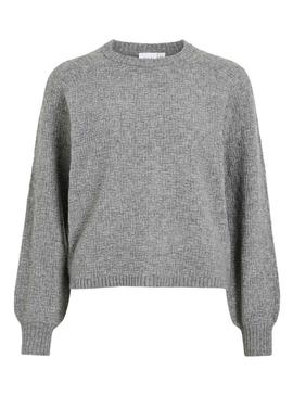 Camisola Vila Vivilas cinza para mulher