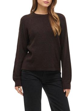 Camisola Vila Vivilas castanho para mulher