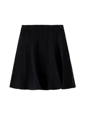 Saia de malha Name It Sonia preta para menina