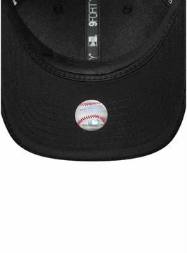Boné New Era Chicago White Sox MLB Cord 9FORTY preto.