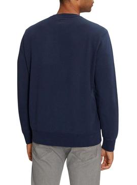 Moletom Levis básico azul da para homem