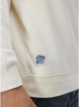 Moletom El Pulpo Ski branco para homens