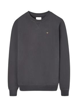 Moletom com mini logotipo cinza da Silbon para homem.