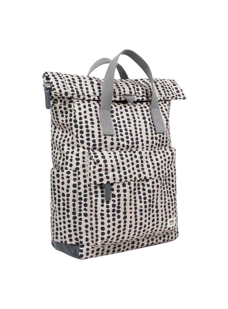 Mochila Roka Canfield pequena de lunares para mulher e homem