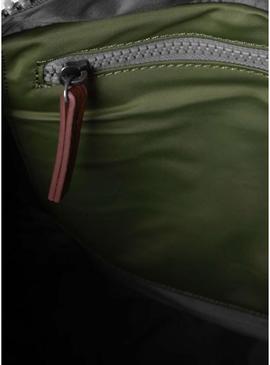 Mochila Roka Canfield média verde para mulher e homem.