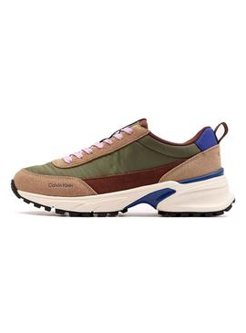 Sapatilhas Calvin Klein Hike Runner casuais combinadas para homem.