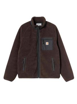 Jaqueta polar Carhartt Prentis marrom para homem.