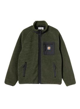 Casaco polar Carhartt Prentis verde para homem.