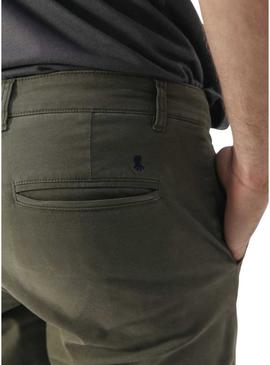 Calça El Pulpo chinês verde pêssego para homens