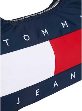 Bolsa Tommy Jeans Archive Shoulder azul marino para mujer
