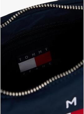 Bolsa Tommy Jeans Archive Shoulder azul marino para mujer