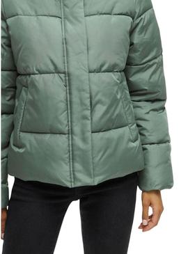 Casaco acolchoado Vila Milja verde para mulher