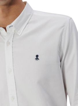 Camisa El Pulpo básica branca para homem