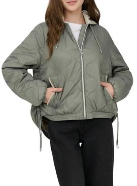 Jaqueta Only Miki verde para mulher