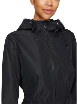 Capa de chuva preta Vila Vitally para mulher.