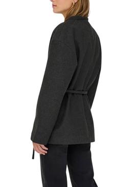 Kimono Only Fox cinza para mulher.