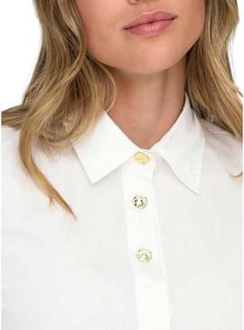 Camisa Only Sable branco para mulher
